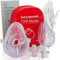 PURAHELP® Beatmungsmasken Erste Hilfe 2er Set [ERWACHSENE & KINDER] - CPR Maske für Mund-zu-Mund-Beatmung - Notfall Beatmungsmaske je 1× für Erwachsene & Kinder - Maske für Rettung & Ersthelfer