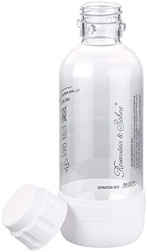 Rosenstein & Söhne Tafelwasser Sprudler: 4er-Set PET-Flaschen für Getränke-Sprudler WS-300.multi, 0,5 Liter (für Co2-Kartuschen, für Kohlensäureflasche, Zylinder)