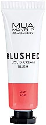 MUA Make Up Academy Blushed Liquid Cream Blusher, Misty Rose
