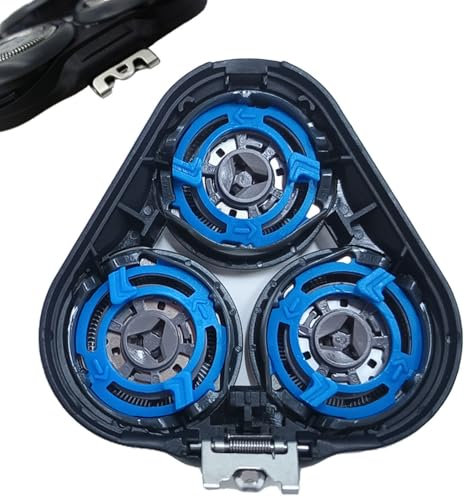 5000 Series Runde Scherköpfe Kompatibel mit Philips Series 5000 & 6000 (Rundgehäuse Ersatzköpfe) Nicht Kompatibel mit Fünfeckgehäuse-Modell der 5000 Serie