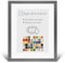 PuzzelMax Puzzlerahmen Bilderrahmen Posterrahmen 60x90 cm Graphit Dunkelgrau 90x60 cm mit klarem Kunstglas