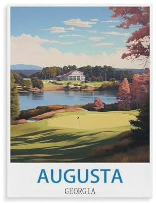 1000 Stück Puzzle,Augusta Georgia, Golf,Erwachsene Kinder Papiers pielzeug Lernspiel(38x26cm)-O78