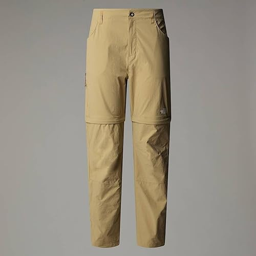 The North Face Women's Exploration Convertible Regular Straight Sht Pants, Khaki Stone, 14