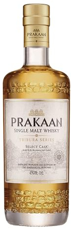 Prakaan Select Cask Single Malt Thai Whisky, 70cl, 43% ABV, Tribura Series, Aged in Ex-Bourbon American Oak Casks, Smooth & Vibrant with Tropical Fruit Notes