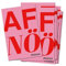 50x AFnö Sticker | Set mit 50 Aufklebern | fcknzs fck afd nzs Abziehbilder | Politisch, Links fckafd | Wetterfest für Outdoor & indoor | 5,5cm x 8,5cm