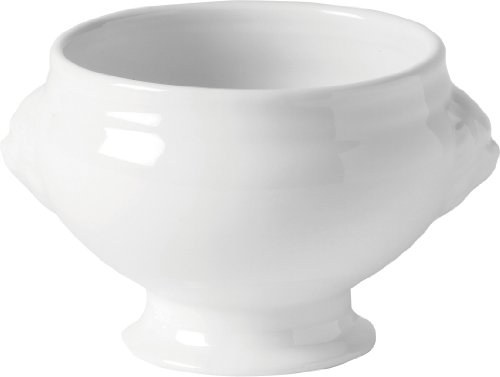 Lions Head Soup Bowl 12oz (34cl) (Lion Head Handles) (Box of 6) - super vitrified porcelain for your home