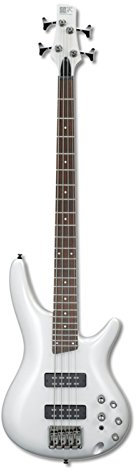 Ibanez SR300E Electric guitar 4cuerdas Blanco - Guitarra (4 cuerdas, 1,14 mm (0.0450), 1,65 mm (0.0650), 2,16 mm (0.0850), 2,67 mm (0.105))