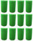 Haftbandage – 12 Rollen x 10 cm x 4,5 m, Erste Hilfe, Sport, Bandagen, COBOX Tierarztverband selbstklebende Bandagen, grün