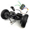 Elektrisches Skateboard-LKW Weg vom Straßen-Skateboard Riemen-Antriebs-LKW 4 Rad-Longboard Berge-Skateboard 11 Zoll-LKW 8 Zoll-Rad (Drive with RC)