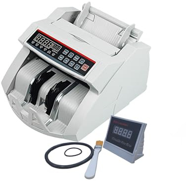 FixtureDisplays® Bill Counter Money Cash BANKNOTE Machine Count Currency W/Counterfeit Detection 18602-NPF