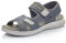 Rieker Herren Bequemschuhe 28153, Männer Schnürschuhe,Schnuerer,straßenschuhe,Strassenschuhe,Schnuerung,lace-up,Shoes,Low-tie,blau (14),42 EU / 8 UK