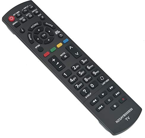 N2QAYB000830 Telecomando di ricambio-VINABTY Telecomando per Panasonic TV TX-L24X6B TX-L24XW6 TX-L32BL6B TX-L32BL6E TX-L32E6E TX-L32EN63 TX-L42E6EK TX-42AS500Y TX-42AS600EW TH-LR42E6 TX-L32ES61 Remote