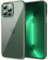 JETech Case for iPhone 13 Pro Max 6.7-Inch, Non-Yellowing Shockproof Phone Bumper Cover, Anti-Scratch Clear Back (Alpine Green)