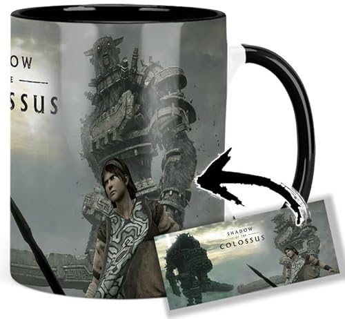 Shadow Of The Colossus Tasse Innen & Henkel Schwarz Keramikbecher Mug