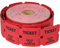 HOODANCOS Ticket Lot de 1000 Tickets de tombola Rouges de avec numéros consécutifs pour événements, carnavals, Prix de Porte, Boissons et Plus
