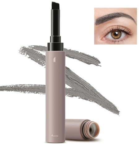 Boobeen Creme-Augenbrauenpomade, wasserfester Stift zum Konturieren der Augenbrauen, Augenbrauenfarbe zum Füllen und Formen der Brauenhaare, lang anhaltend