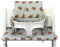 LUCCA kids Cojín para trona Tripp Trapp Stokke - tela plastificada para fácil limpieza - ositos gris verdoso