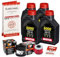 Öl & Ölfilter für Honda NC 750 X DCT, 2021-2023 (RH09), Ölwechsel Set 10W-30 Motoröl + K&N RACING Filter + Dichtring(e)