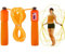 SGM 9301 Jump Rope,Number Counter Fitness Lose Weight Adjustable Skipping Jump Rope for Men Women and Kids (Orange)