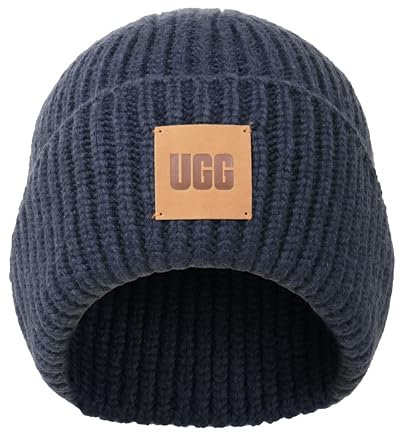UGG Chunky Rib Beanie, dunkelblau, Gr. -