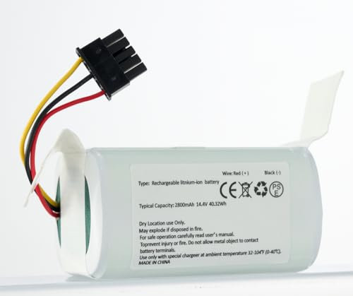 AUZNQEV 2800mAh Vacuum Cleaner Battery Replacement for Eufy L50/ L50 SES, Eufy L60/ L60 SES, Eufy L60 Hybrid/Eufy L60 Hybrid SES Series Robot Vacuum Cleaner 14.4V 40.32Wh