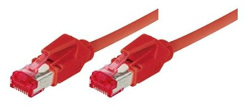 Tecline Category 6A Ethernet Kabel (0,5 m) rot