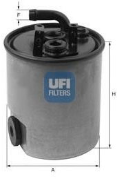 UFI 24.006.00 Kraftstofffilter
