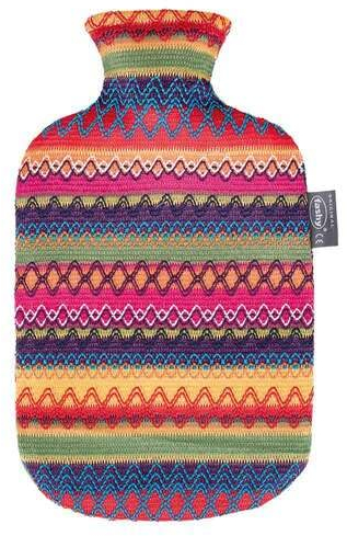 FASHY Wärmflasche Peru-Design rottöne 1 St