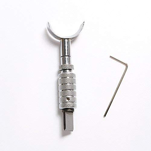 Handy in pelle regolabile in acciaio inossidabile di taglio girevole coltello per Cuoio di lavoro