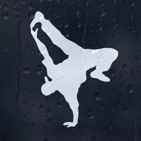 Auto Accessories Break Dance Breakdance Tanzen Vinyl Aufkleber (15cm x 11cm)