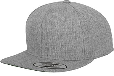 Yupoong Unisex Classic Snapback Cap Kappe, heather, Kids