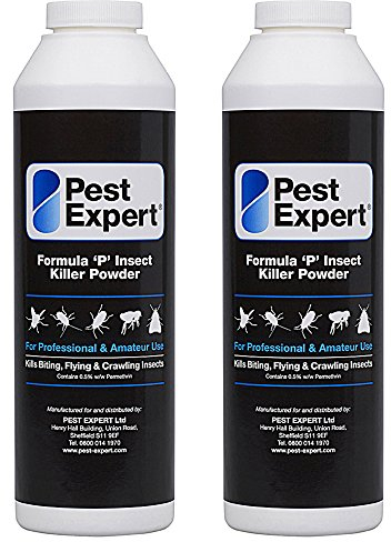 Pest Expert Cluster Fly Killer Powder 2 x 300g - Formula 'P' Fly Powder XL pack size (HSE approved and tested – professional strength product)