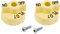 Robertshaw QTY 2 HENNY PENNY Fryer Gas Valve Pilot Knob, Brass, 100% Brass, Classic, Ambidextrous, Commercial Kitchen Hardware, Knob