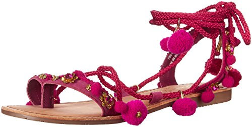 Chinese Laundry Damen Portia Zehenring Sandale, Rosa Wildleder, 40 EU