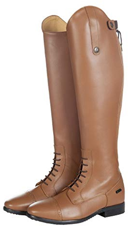 HKM Unisex Valencia- Standardlänge/-weite Reitstiefel, Cognac, 38