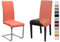 BEAUTEX Lot de 2 Housses de Chaise en Jersey (Couleur sélectionnable), Housse élastique uni Stretch en Coton, bi-élastique, Flamant