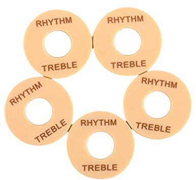 5pcs Rhythm Treble Washer Ring for Electric Guitar Durable Toggle Switch Plate Replacement Parts Easy Installation for Enhanced Performance