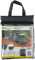 Kinzo Couverture de Chaise Longue de Jardin - 202 x 67 x 74 cm - Noir - résistant à l'eau - avec Cordon de Serrage