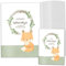 OLGS U-Heft und Impfpasshüllen Set 3-teilig | Cute Forest Fuchs | Untersuchungsheft Hülle & Impfpasshülle schöne Geschenkidee personalisierbar mit Namen und Geburtsdatum (U-Heft Set, personalisiert)