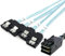 ChenYang CY SFF-8643 HD Mini SAS 36 Pin Host Interno a 4 SATA 7 Pin Target Hard Disk 6 Gbps Data Server Raid Cable 100 cm