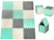 Moby-System Puzzlematte Baby Spielmatte - Schadstofffreie Krabbeldecke für Baby, 120 x 90 x 1,2 cm - Wasserdicht, Geruchlos, Weich - Für Jungen & Mädchen