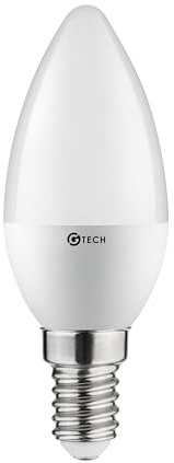 GTV G-TECH LED Kerzenlampe C30 E14 3,0W 260lm 3000K Warmweiß 230V 160° Kerzenform Mini Glühbirne