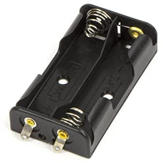 kenable Lot de 2 blocs de connexion pour piles AA Noir