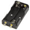 kenable 2 x AA Battery Holder Housing Solder Terminal Connector Block Wired in Black [2 x AA Batteries]