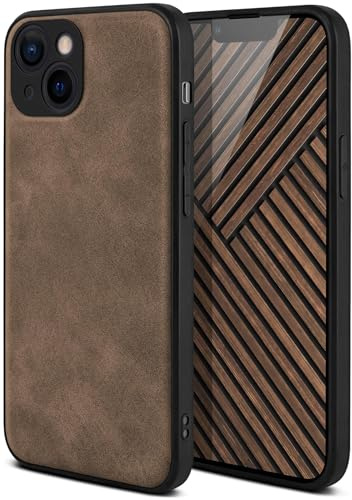 ONEFLOW Pali Case kompatibel mit Apple iPhone 13 mini Hülle mit Kameraschutz, Vegan Leder Case, Premium Backcover Handyhülle, Flexible Schutzhülle Ultra Dünn - Taupe