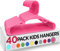 Utopia Home Packung mit 40 Kinderkleiderbügeln - 11,5“ Baby- und Kinderkleiderbügel aus Kunststoff für den Kleiderschrank, Für den täglichen Gebrauch, rosa