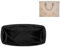 DGAZ Handtaschen Organizer Einsatz für OnTheGo PM/MM/GM Tasche, Seide Tasche in Tasche Organizer, Luxus-Handtaschen & Tote Innentaschen (Schwarz, GM)