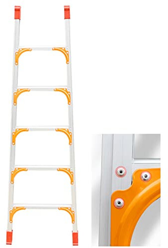 Bunk Bed Ladder Heavy Duty Bunk Bed Ladder, 150cm Tall Aluminum Alloy Slanted Climb Ladder for RV Camper Trailer Travel, Durable Stable Bed Side Ladder Load 300kg