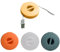 ZZQCHAAli 4 Pcs Cable Winder Mini Portable Cable Management Cord Organizer Box Retractable Cord Wraps Tidy Cable Reel for Home Office Classroom