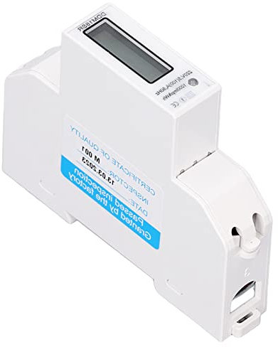 Wasserdichter Stromzähler Einphasiger Stromzähler DIN-Schienen-Stromverbrauchsmonitor DC220V 5-100A